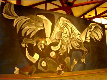 Condor and Bull Mural Guayasamin