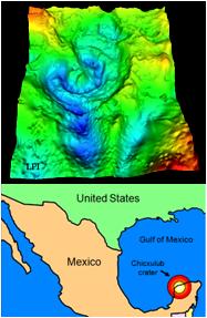 Chicxulub crater image Evolution Literacy