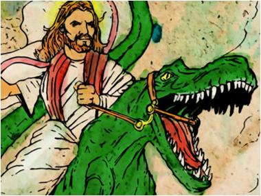 Riding Dinosaurs in Eden