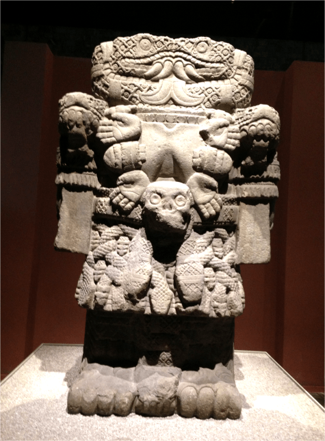 Coatlicue Goddess Museum of Anthroplogy Mexico - Photo G-Paz-y-Mino-C 2015