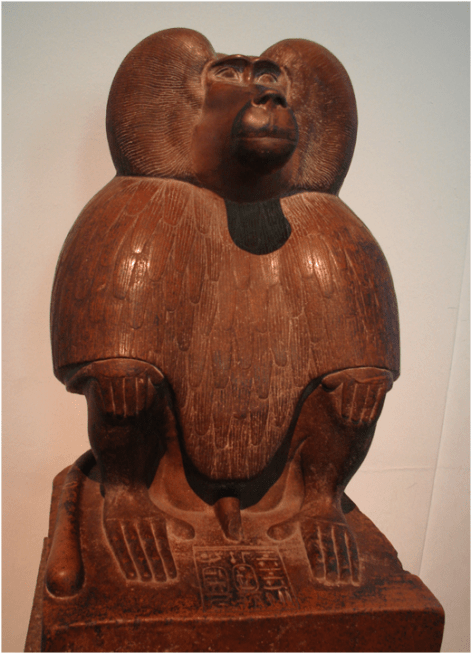 Egyptian Baboon London Museum of Art 2010