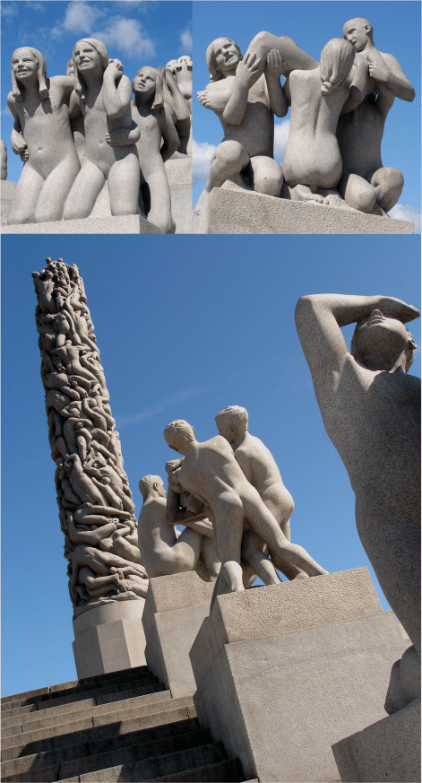 Vigeland Sculptures Oslo 2012