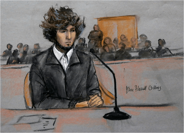 Jahar Tsarnaev illustration by Jane Flavell Collins