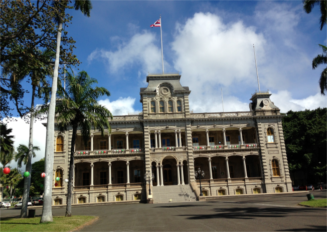 Iolani Palace Honolulu Hawaii - Photo G-Paz-y-Mino-C 2016