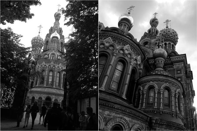 B&W Church on The Spilled Blood St Petersburg - Photo G-Paz-y-Mino-C 2016