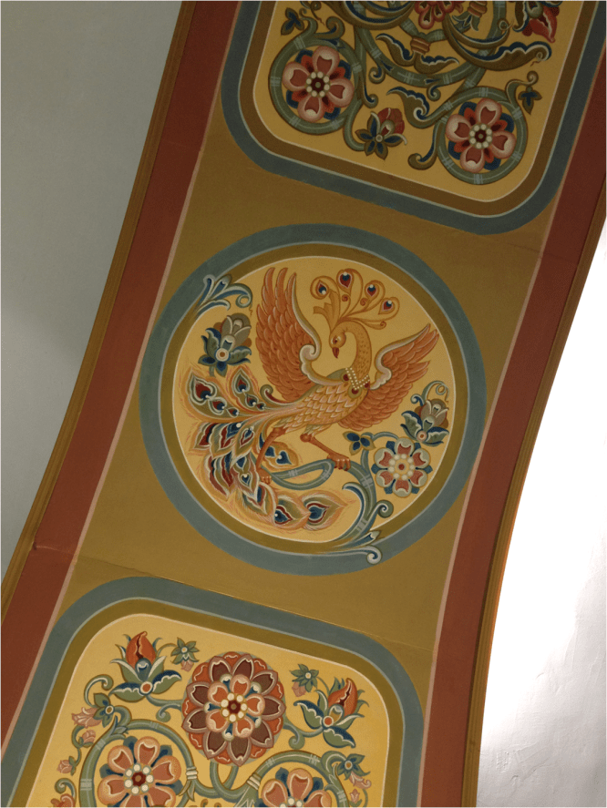Detail of ceiling at Trinity Church Vladimir - Photo G-Paz-y-Mino-C 2016