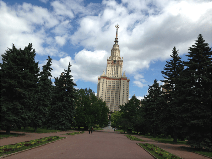 Main Building COLOR Lomonosov Moscow State University - Photo G-Paz-y-Mino-C 2016