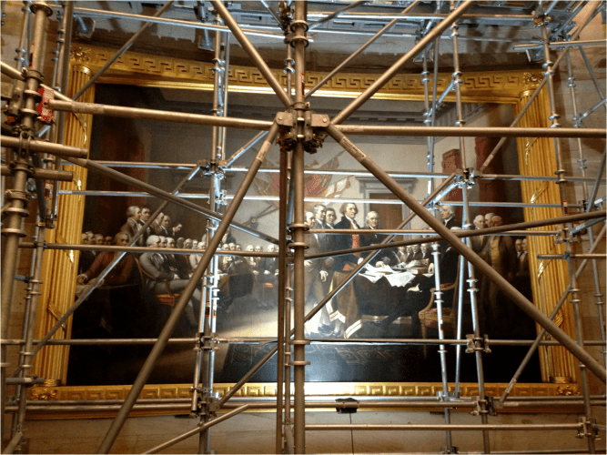 Constantino Brumidi painting US Capitol - Photo G-Paz-y-Mino-C 2016