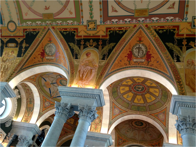 Decorations Library of Congress Washington DC - Photo G-Paz-y-Mino-C 2016