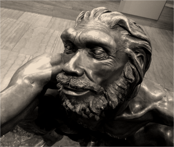 F Homo heidelbergensis Museum Nat Hist Washington DC - Photo G-Paz-y-Mino-C 2016