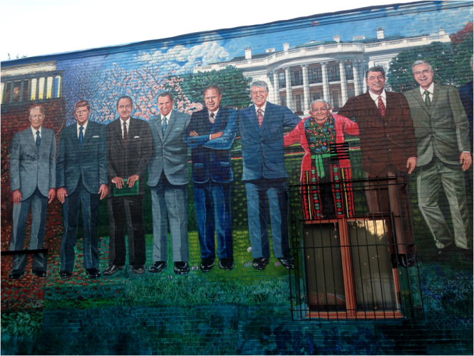 Presidential 2 of 3 Mural Mama Ayeshas Rest Washington DC - Photo G-Paz-y-Mino-C 2016