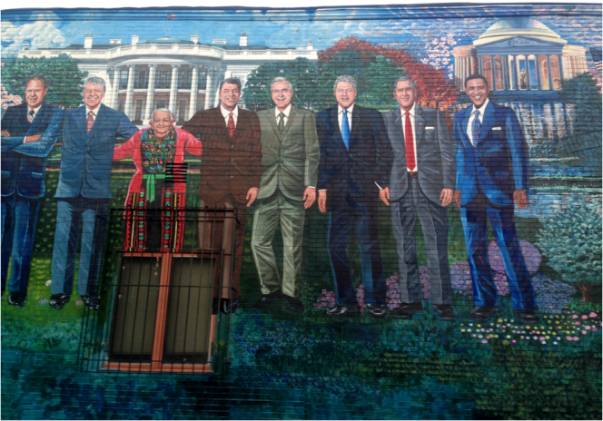 Presidential 3 of 3 Mural Mama Ayeshas Rest Washington DC - Photo G-Paz-y-Mino-C 2016